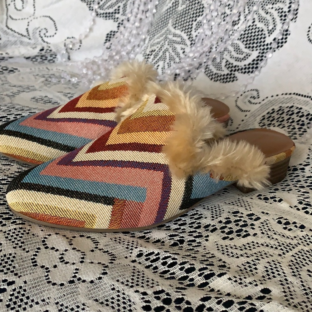 Multicolored Mules